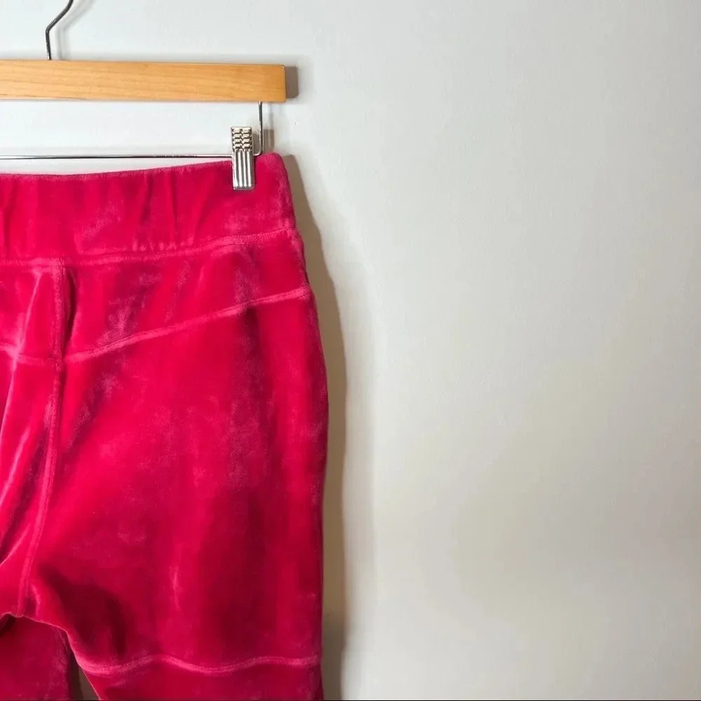 Free People Movement Pink Velvet Jogger Pants